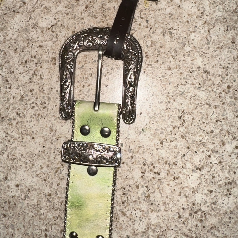 Light green belt